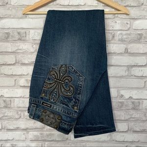 • miss me • fleur de lis jeans